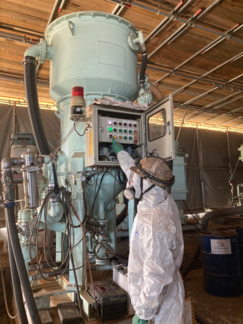 循環式ハイブリッドブラストシステム工法が得意な塗装工といえば…株式会社ハシモト！！