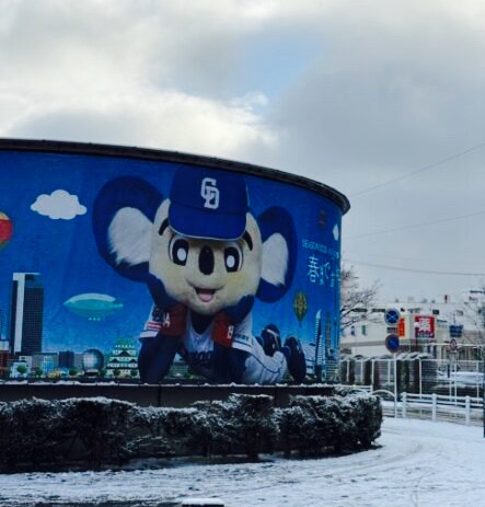 名古屋初雪⛄️